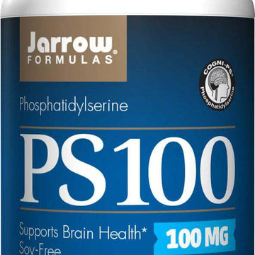 PS100, Phosphatidylserine (SOY FREE) 100 mg, 60 Softgels - Jarrow Formulas - welzo