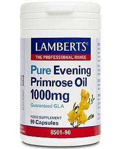 Pure Evening Primrose Oil - 1000mg, 90 Caps - Lamberts - welzo