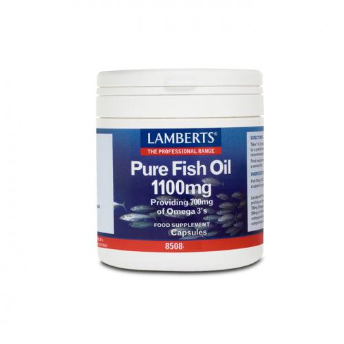 Pure Fish Oil 1100mg - 120 Capsules - Lamberts - welzo