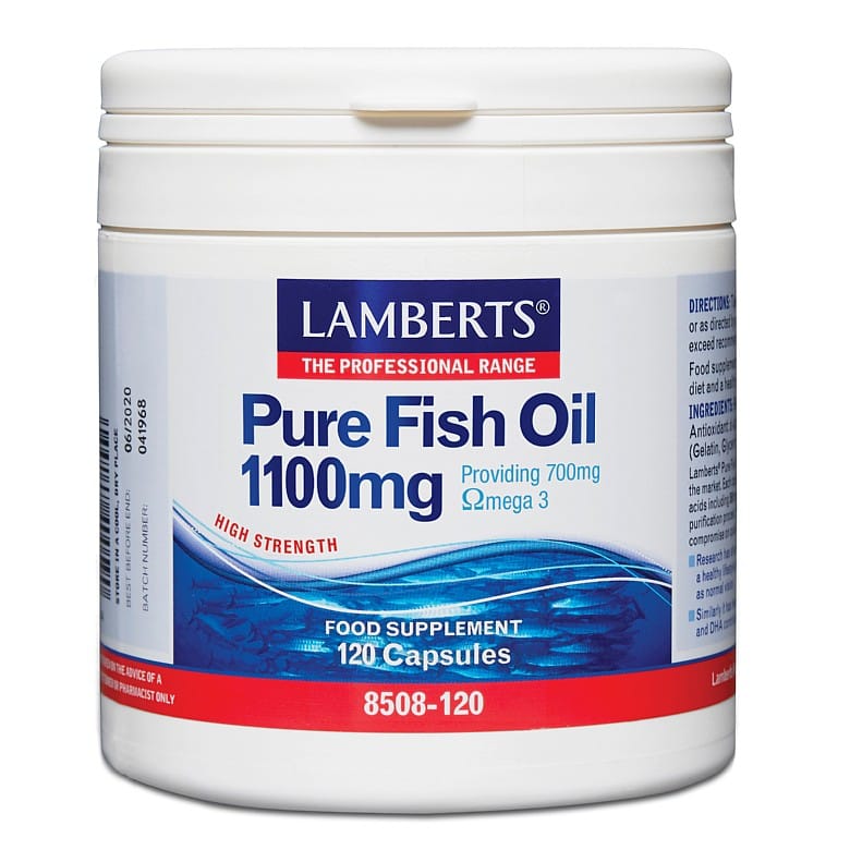 Lamberts Pure Fish Oil 1100mg – 120 Capsules – image 4