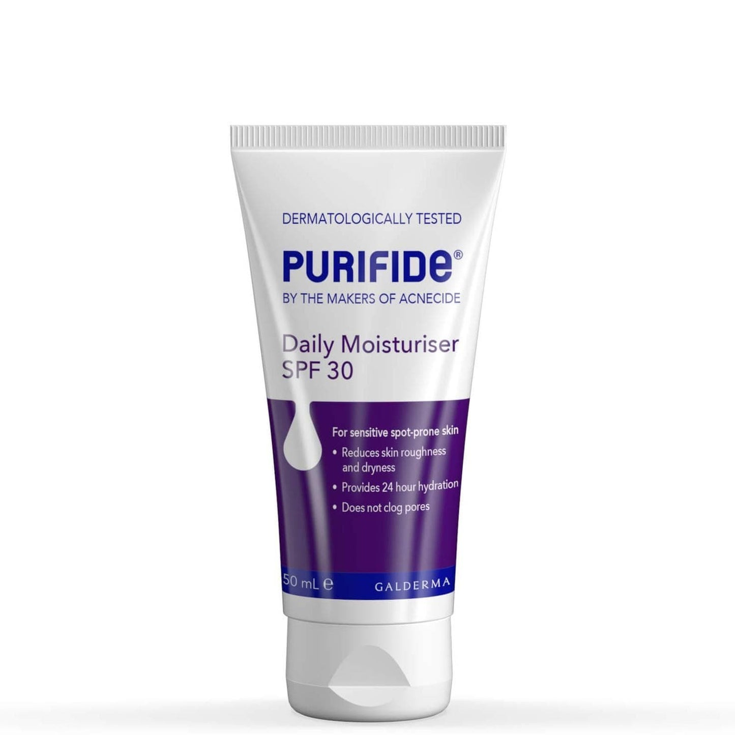 Purifide Acnecide Daily Moisturiser SPF30 50ml - welzo