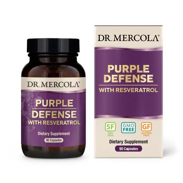 Purple Defense, Premium Antioxidant - 90 Caps - Dr Mercola - welzo