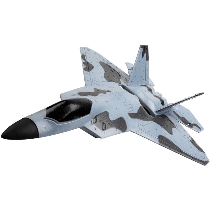 Welzo AeroRaptor F-22A RTF 3-Channel RC Jet Plane with 3D/6G Autopilot Gyro