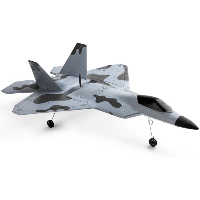 Welzo AeroRaptor F-22A RTF 3-Channel RC Jet Plane with 3D/6G Autopilot Gyro