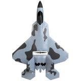 Welzo AeroRaptor F-22A RTF 3-kanaals RC straalvliegtuig met 3D/6G automatische piloot Gyro