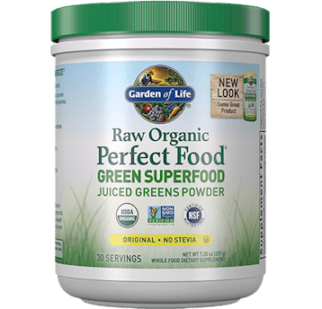 Raw Organic Perfect Food, Green Superfood Powder (Original - no stevia) 209g - Garden of Life - welzo