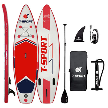 Aufblasbares Paddle Board Rot SUP 10'6"