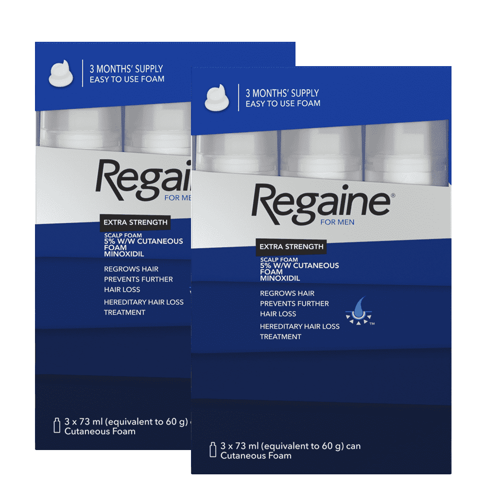 Regaine Foam for Men Triple Pack x 2 - 6 Month Supply - welzo