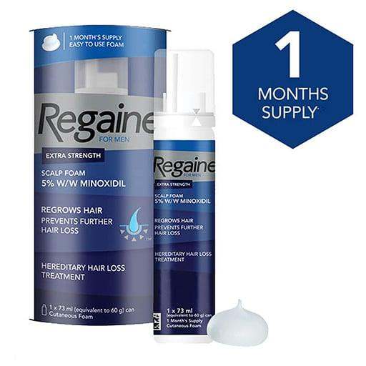 Regaine for Men Extra Strength Scalp Foam Single Pack - welzo