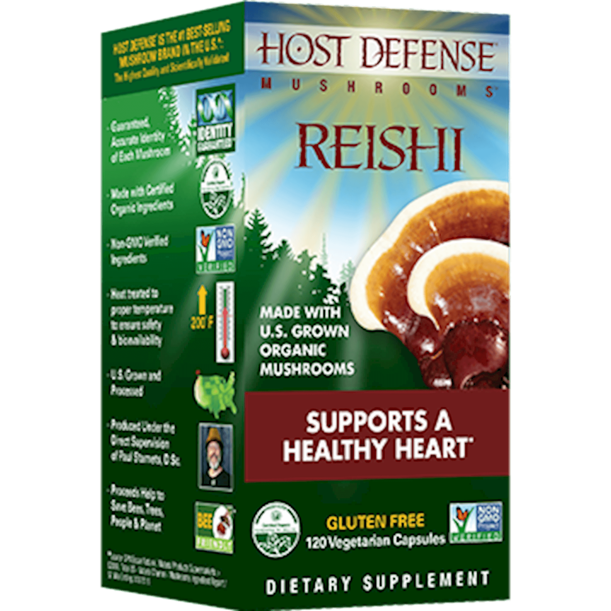 Reishi 120 Capsules - Host Defense - welzo