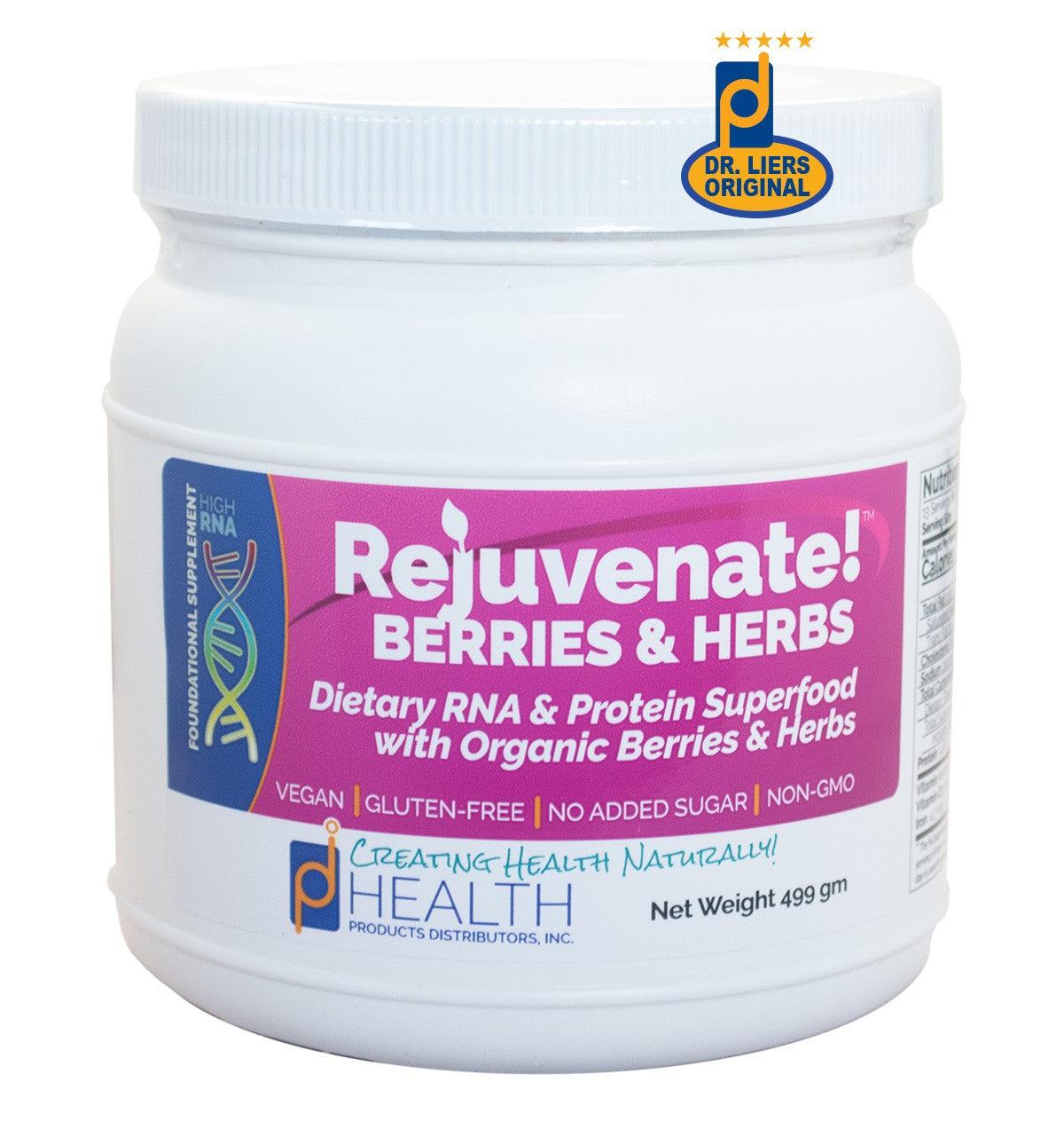 Rejuvenate Berries & Herbs, 499g - Health Products Distributors - SOI* - welzo