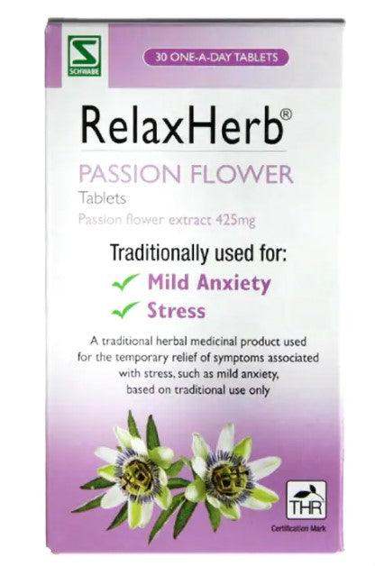 RelaxHerb Passion Flower Tablets - welzo