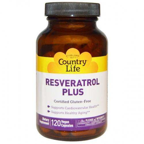 Resveratrol PLUS - 120 caps - Country Life - welzo