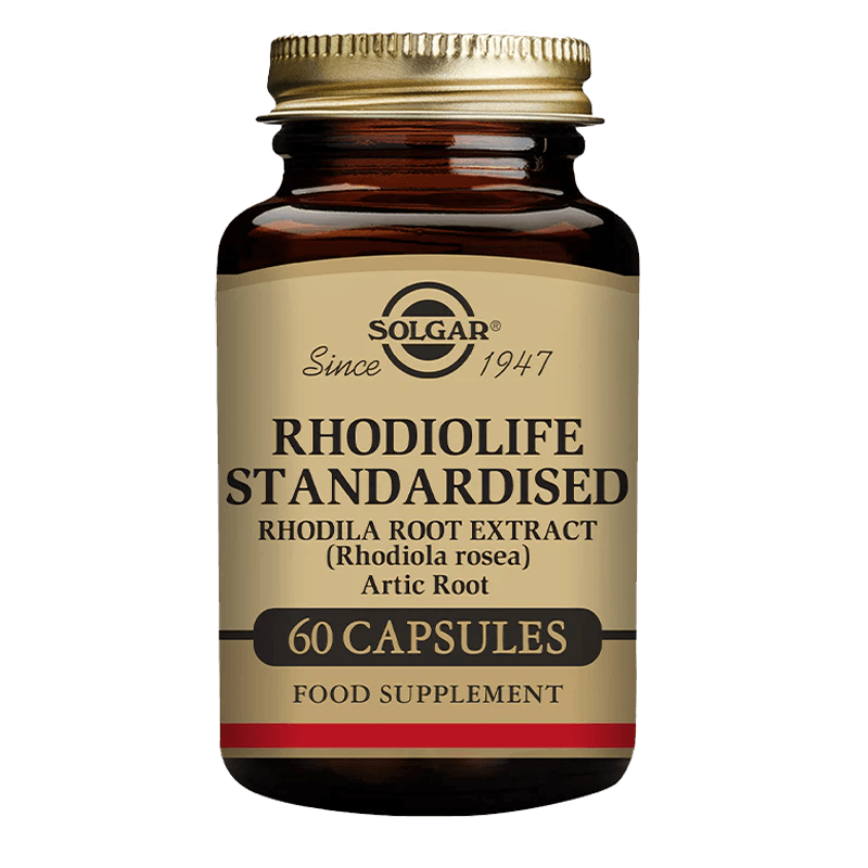 Rhodiola Standardised Rhodiola Root Extract, 60 Veggie Caps - Solgar - welzo