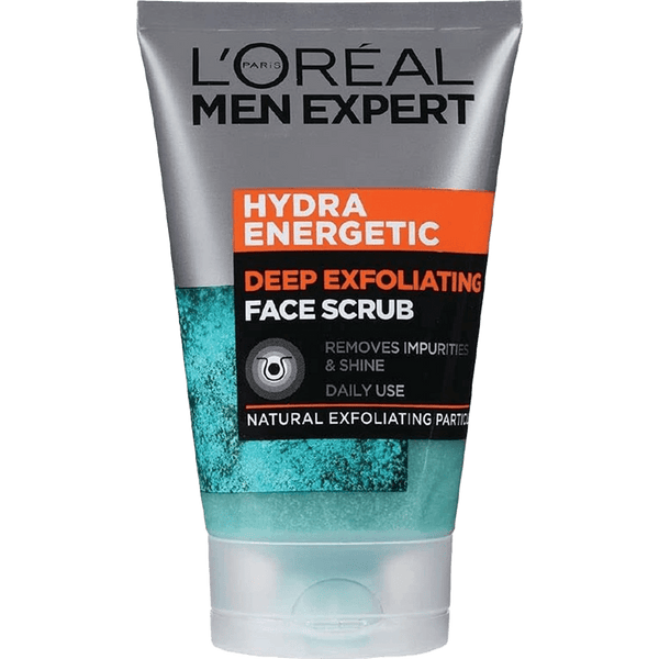 L'Oreal Men Expert Hydra Energetic Exfoliating Face Scrub 100ml - welzo