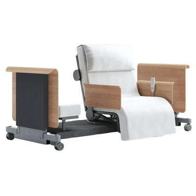 Electric Rotating Chair Bed for Mobility – RotoBed Free with Pressure Relief Mattress & Height Adjustment