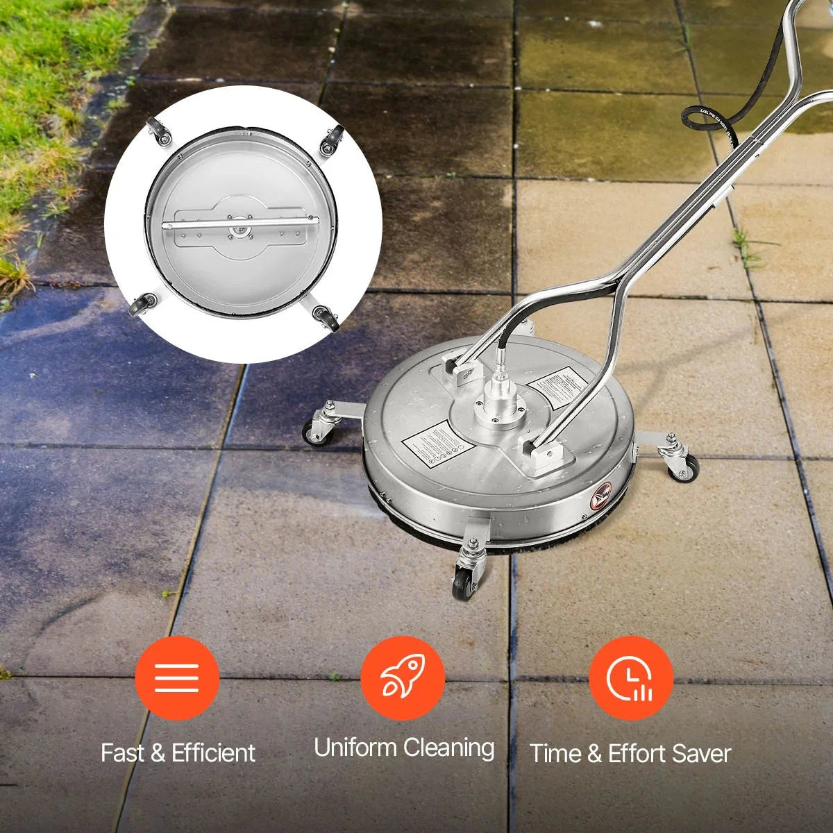 Welzo SurfacePro 20 – Pressure Washer Patio & Driveway Cleaner