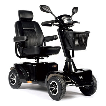 Sterling S700 Mobility Skuter - 8mph, Black | Dugog dometa, visokog razmaka tla i ovjesa
