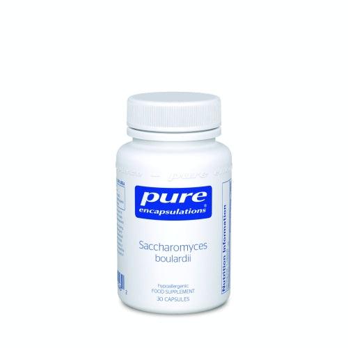 Pure Encapsulations Saccharomyces boulardii probiotic capsules, available at Welzo