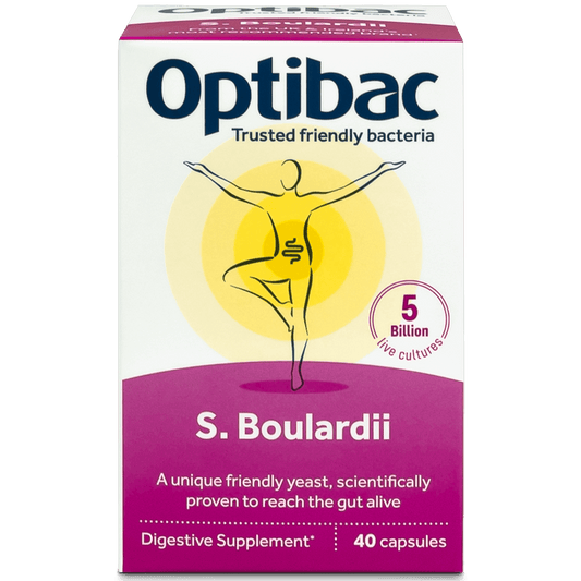 Saccharomyces Boulardii 40 capsules - OptiBac - welzo