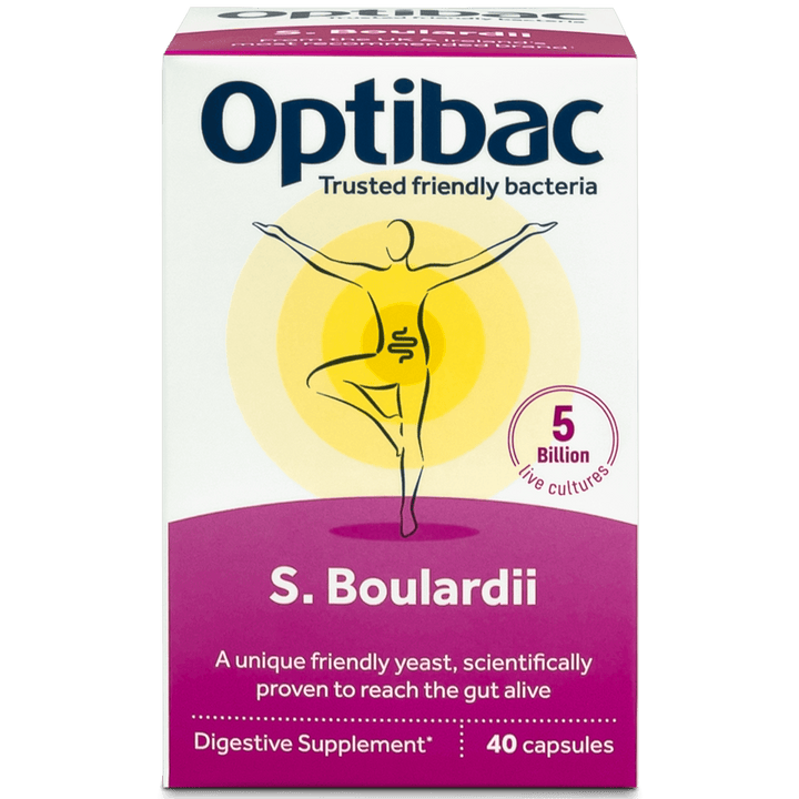 Saccharomyces Boulardii 40 capsules - OptiBac - welzo