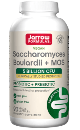 Saccharomyces Boulardii + MOS, 90 Capsules - Jarrow Formulas - welzo