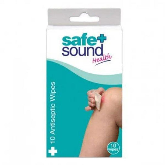 Safe & Sound Antiseptic Wipes Pack of 10 - welzo