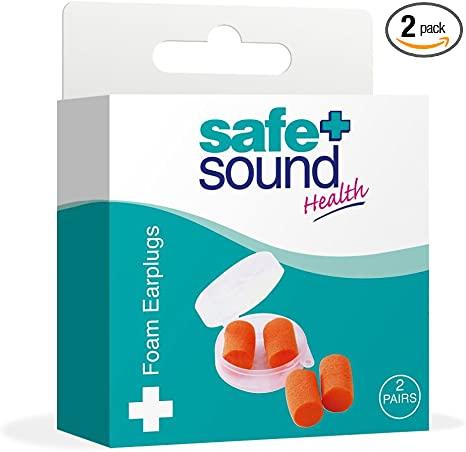 Safe & Sound Foam Earplugs 2 Pairs - welzo