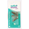 Safe & Sound Safety Pins Nickel - welzo