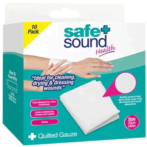 Safe & Sound Sterile Adhesive Dressing 10cm x 9cm - welzo