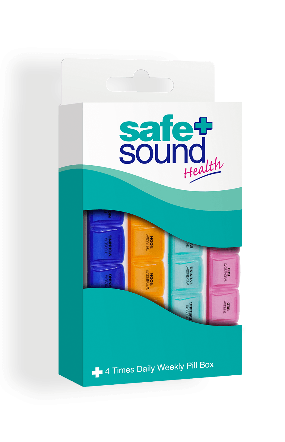 Safe & Sound Weekly Pill Dispenser - welzo