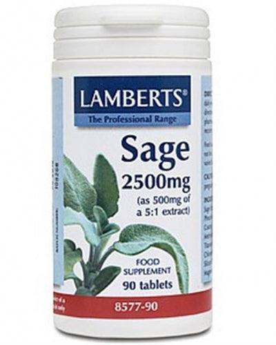 Sage 2500mg 90 Tabs - Lamberts - welzo