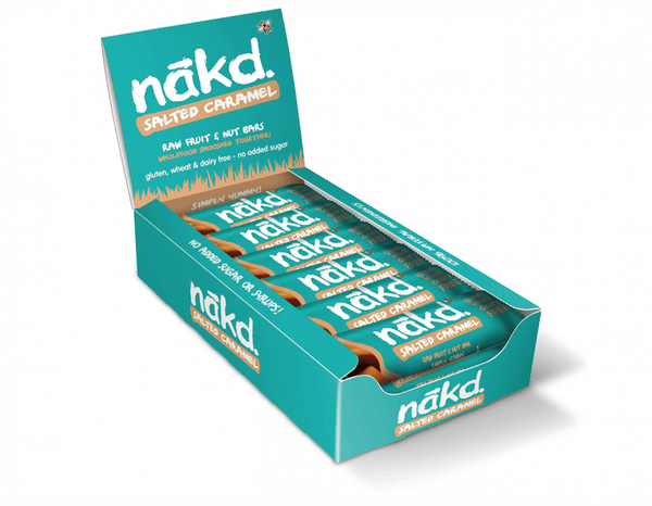 Salted Caramel 18 x 35g Bar (CASE of 18) - Nakd - welzo