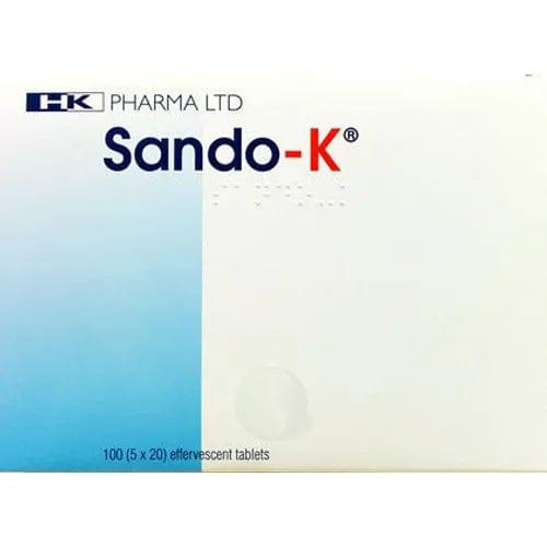 Sando-K Effervescent Tablets Pack of 100 - welzo