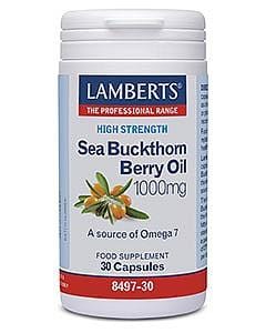 Sea Buckthorn Berry Oil 1000mg 30 Caps - Lamberts - welzo