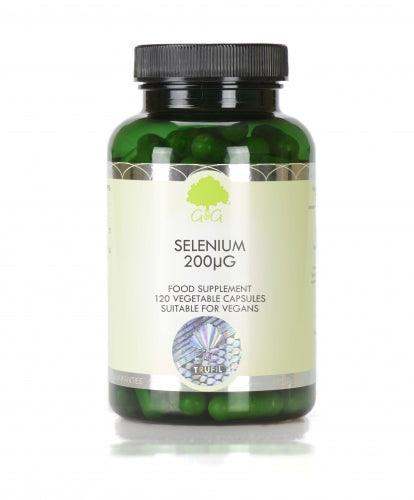 Selenium 200ug 120 Capsules - G&G Vitamins - welzo