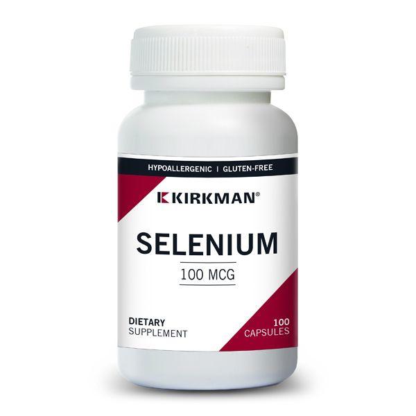 Selenium (Hypoallergenic) 100mcg, 100 Capsules - Kirkman Laboratories - welzo