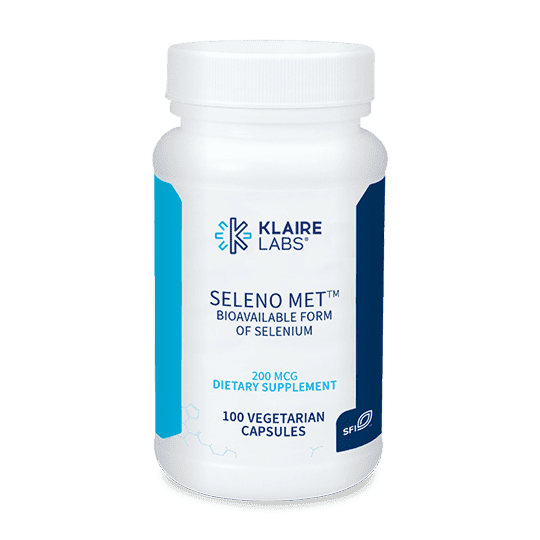 Seleno Met 200mcg, 100 Capsules - Klaire Labs - welzo