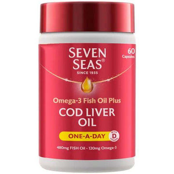 Seven Seas Simply Timeless Omega 3 Fish Oil + CLO Pack of 120 - welzo