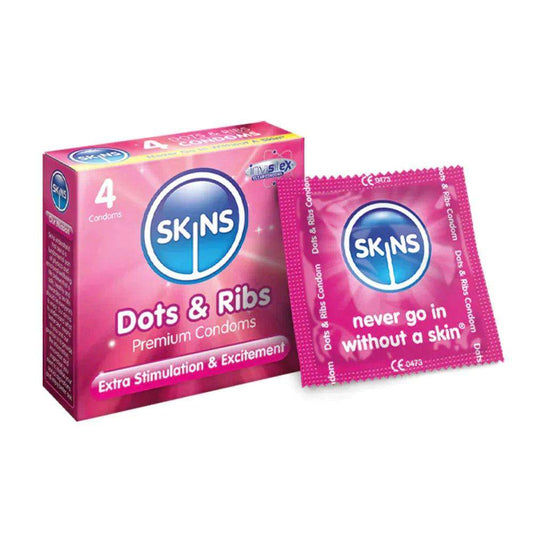 Skins Dots & Ribs Condoms - welzo