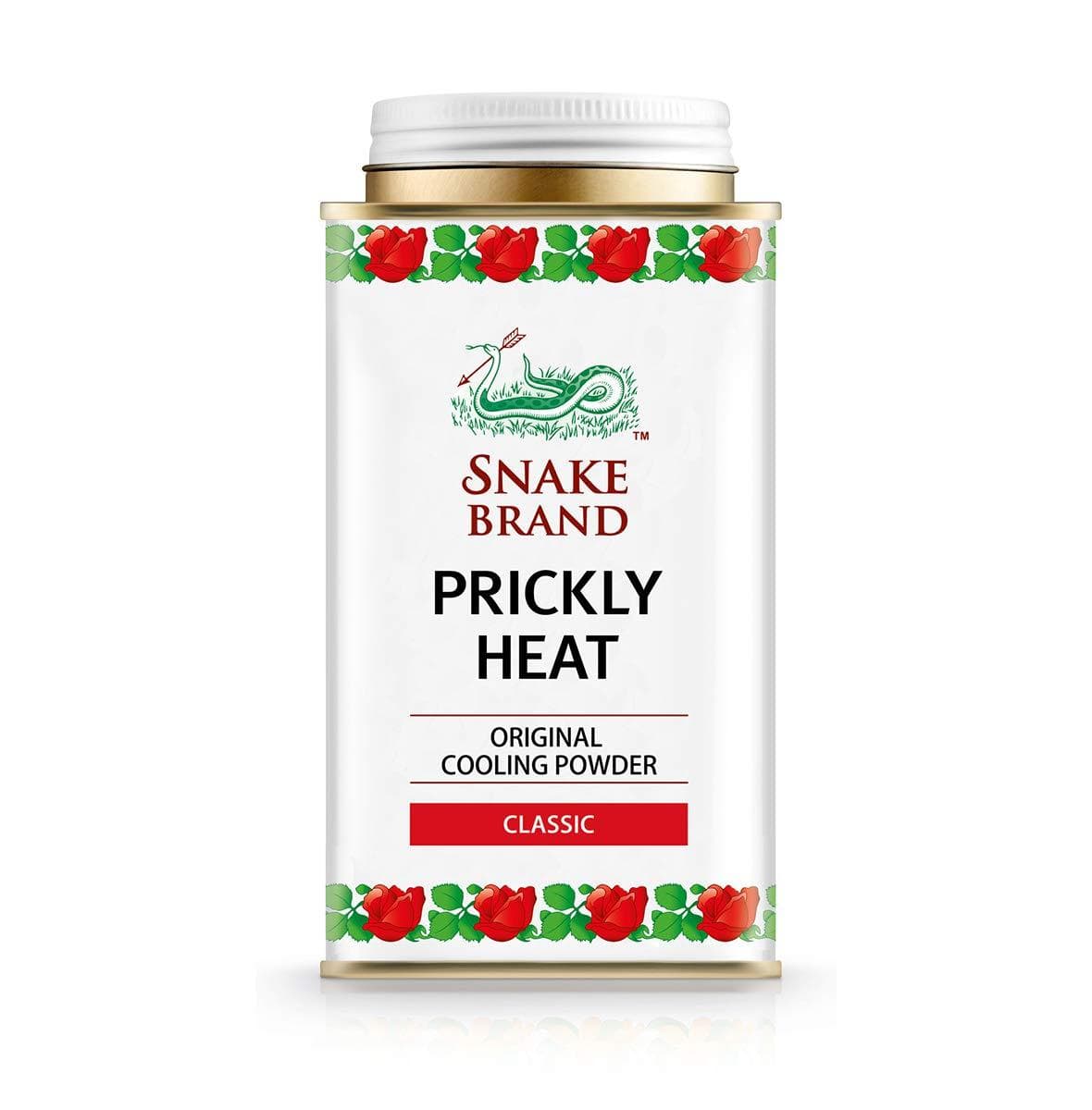 Snake Brand Prickly Heat Original Cooling Powder 140g - welzo