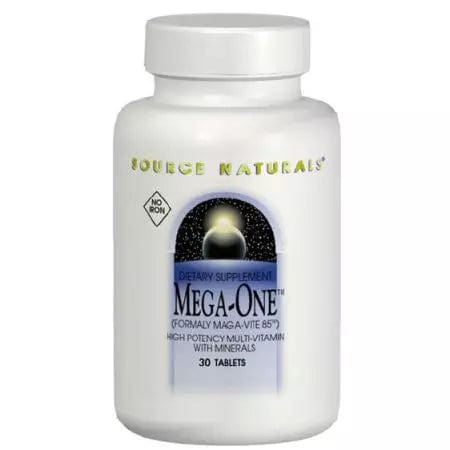 Source Naturals MegaOne Multiple (No Iron) 30 Tablets