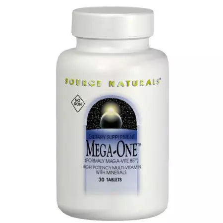 Fuente Naturals Megaone múltiple (sin hierro) 30 tabletas