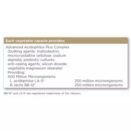 Solgar Advanced Acidophilus pluss köögiviljakapslid 60