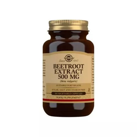 Solgar Roetroot Extract 500 mg Vegetabilske kapsler Pakke på 90