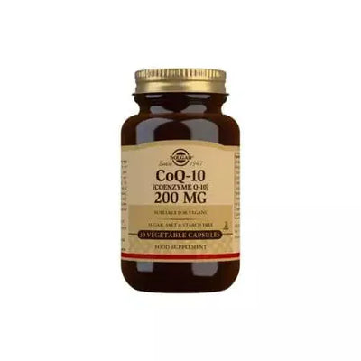 Solgar CoQ10 (Coenzyme Q10) 200 mg Vegetable Capsules Pack of 30