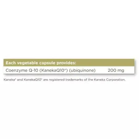 Solgar CoQ10 (Coenzyme Q10) 200 mg Vegetable Capsules Pack of 30