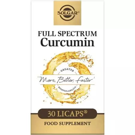 Solgar Full Spectrum Curcumin 30 lablapsules