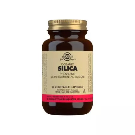 Solgar Oceanic Silica 25 mg Vegetabiliska kapslar Pack med 50