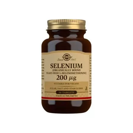 „Solgar Selenium“ („Miedfree“) 200 UG tablečių pakuotė 50